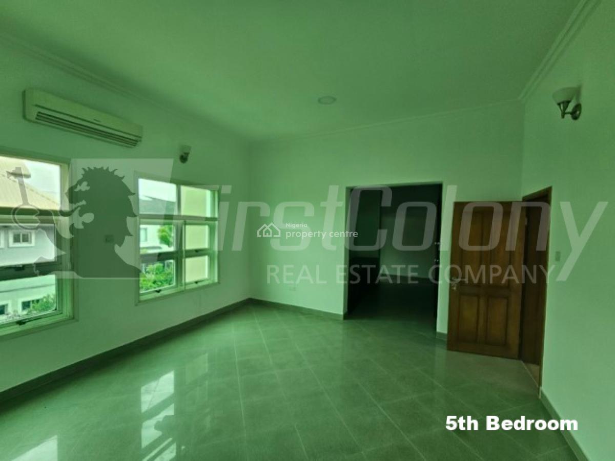 Gigantic Private 5 Bedroom Detached Home (with Swimming Pool), Osborne, Ikoyi, Lagos, Detached Duplex for Rent