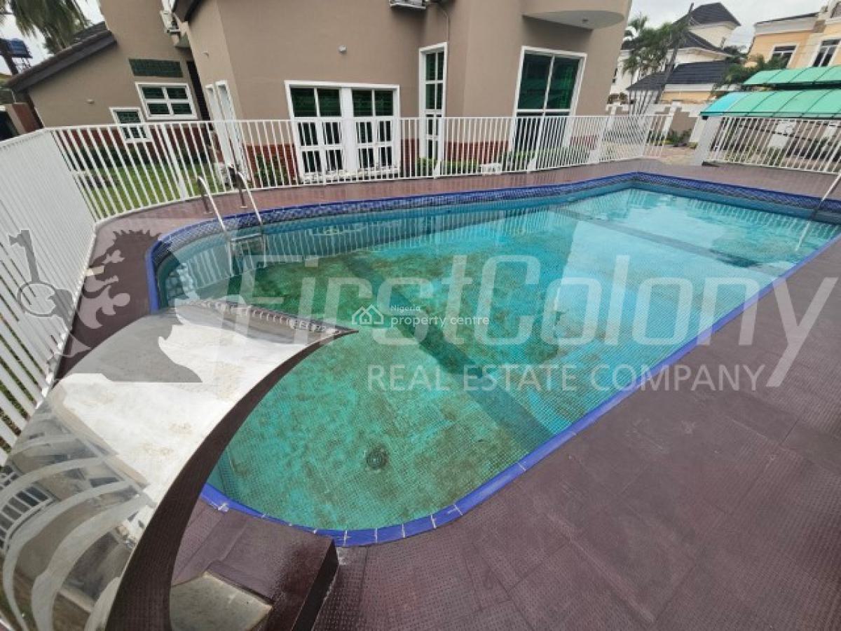 Gigantic Private 5 Bedroom Detached Home (with Swimming Pool), Osborne, Ikoyi, Lagos, Detached Duplex for Rent