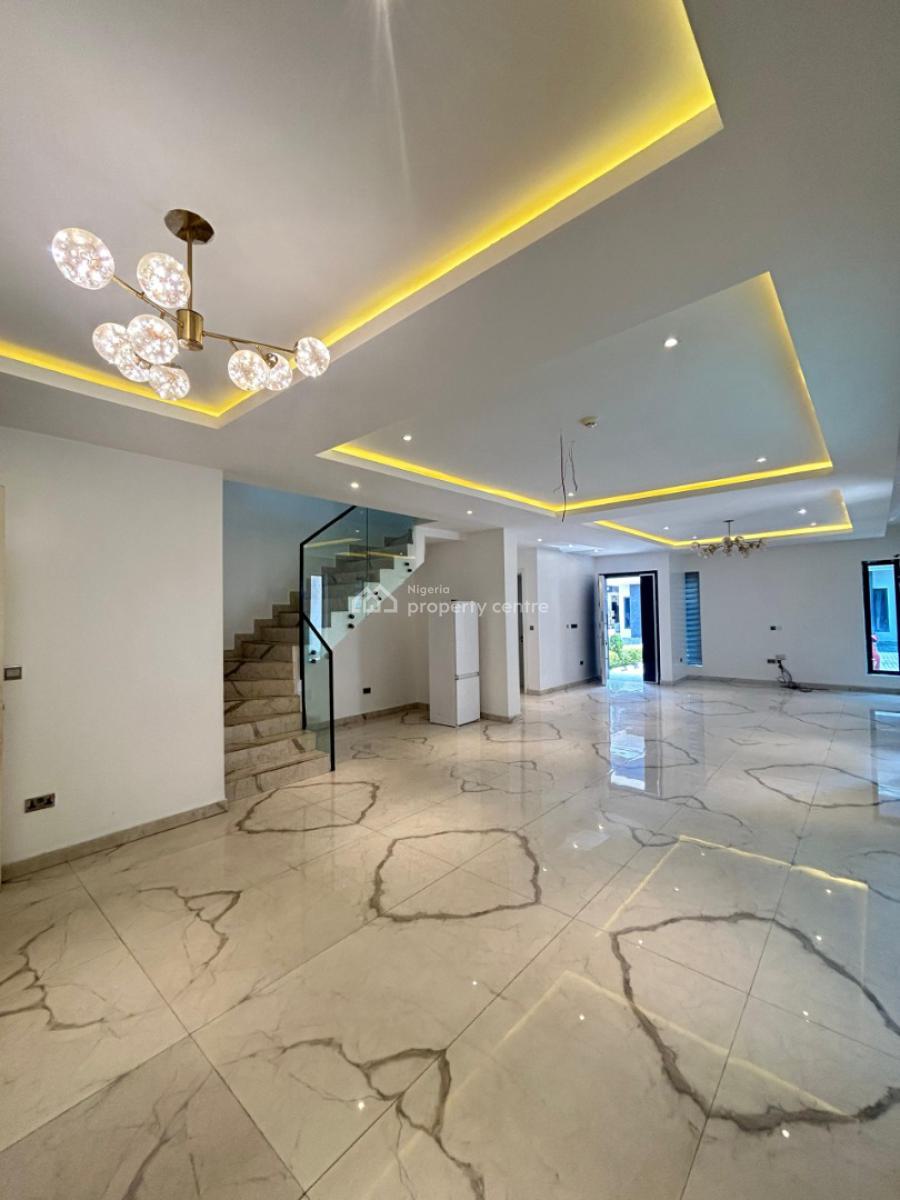 Beautiful 5bedroom Semi Detached House on 2 Floors with Cinema and Bq, Victoria Island Extension, Victoria Island (vi), Lagos, House for Rent