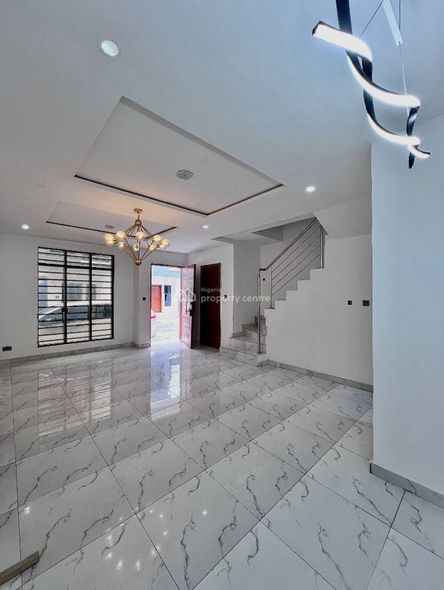 Contemporary 4 Bedroom Terrace Duplex with Swimming Pool, Chevron, Lekki, Lagos, Terraced Duplex for Sale