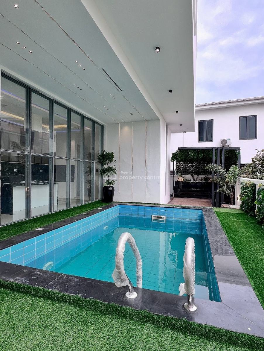 Contemporary 5 Bedroom Detached Duplex with Pool, Cinema and Bq, Osapa London, Osapa, Lekki, Lagos, Detached Duplex for Sale