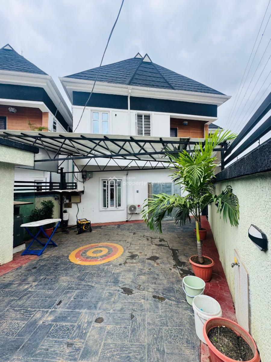 Furnished 4-bedroom Fully Detached Duplex with 2 Mini-flat Bq, Sitting on a Spacious Compound, It Comes Complete with 2 Mini Flat Bq, Ogba, Ikeja, Lagos, Detached Duplex for Sale