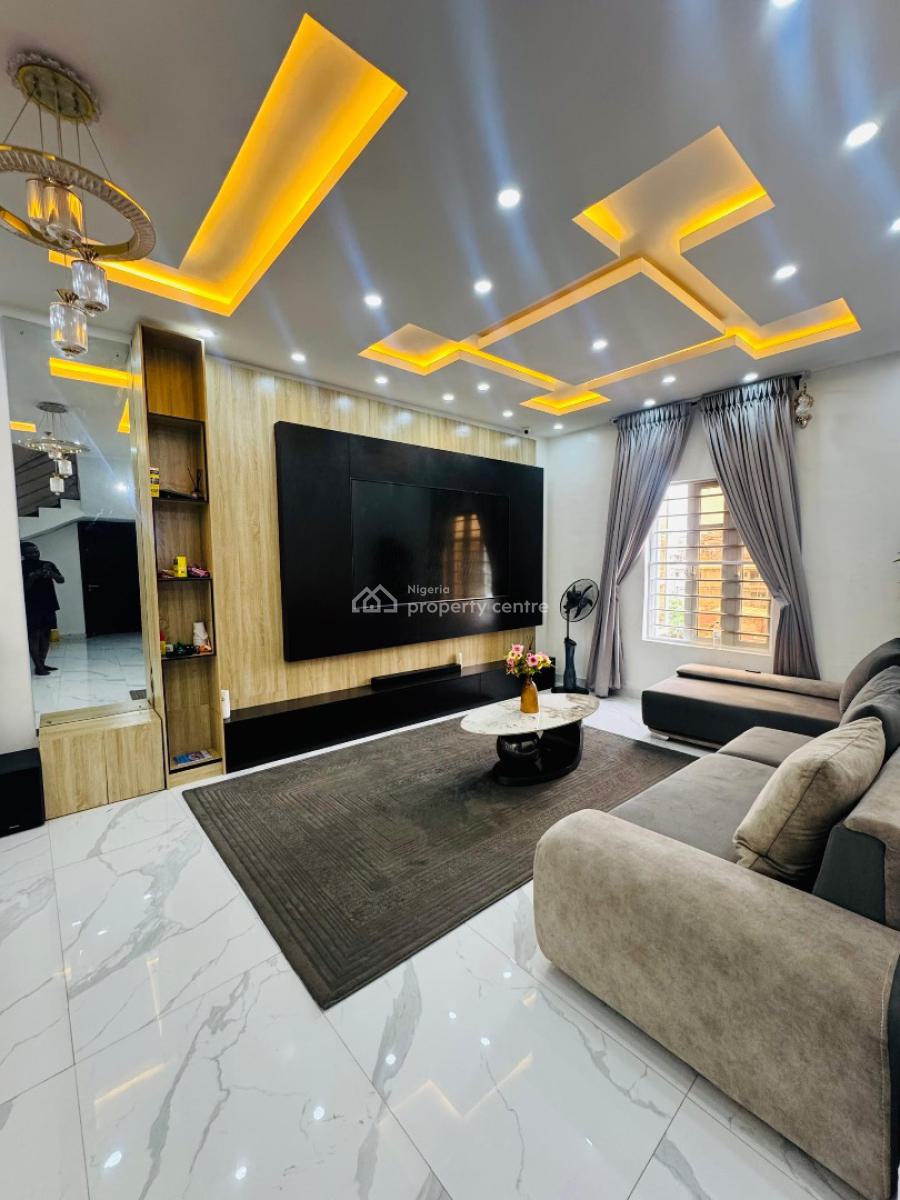 Furnished 4-bedroom Fully Detached Duplex with 2 Mini-flat Bq, Sitting on a Spacious Compound, It Comes Complete with 2 Mini Flat Bq, Ogba, Ikeja, Lagos, Detached Duplex for Sale