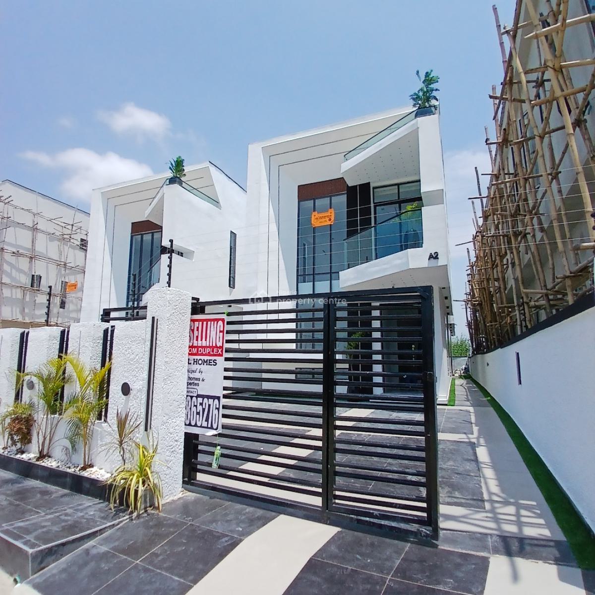 Spacious 5 Bedroom Detached Duplex with Bq, Ajah, Lekki, Lagos, Detached Duplex for Sale