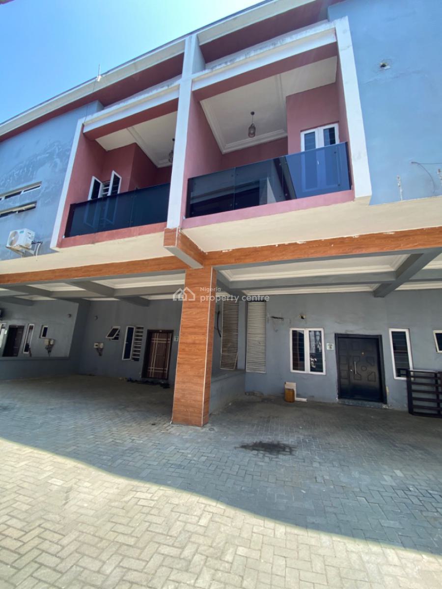 Spacious 4 Bedrooms Terrace Duplex, Orchid Road in a Gated Estate with Access Code, Lekki Phase 2, Lekki, Lagos, Terraced Duplex for Rent