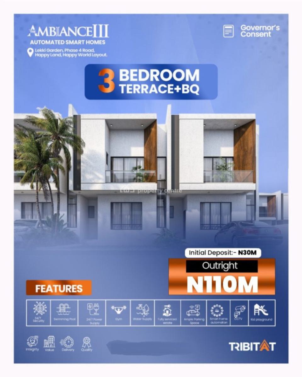 Ambiance 3 Smart Homes, Abraham Adesanya, Ajah, Lagos, House for Sale