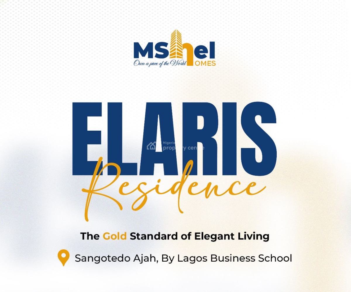 Mshel Elaris Residence, Olokonla Bus Stop, Sangotedo, Ajah, Lagos, Terraced Duplex for Sale