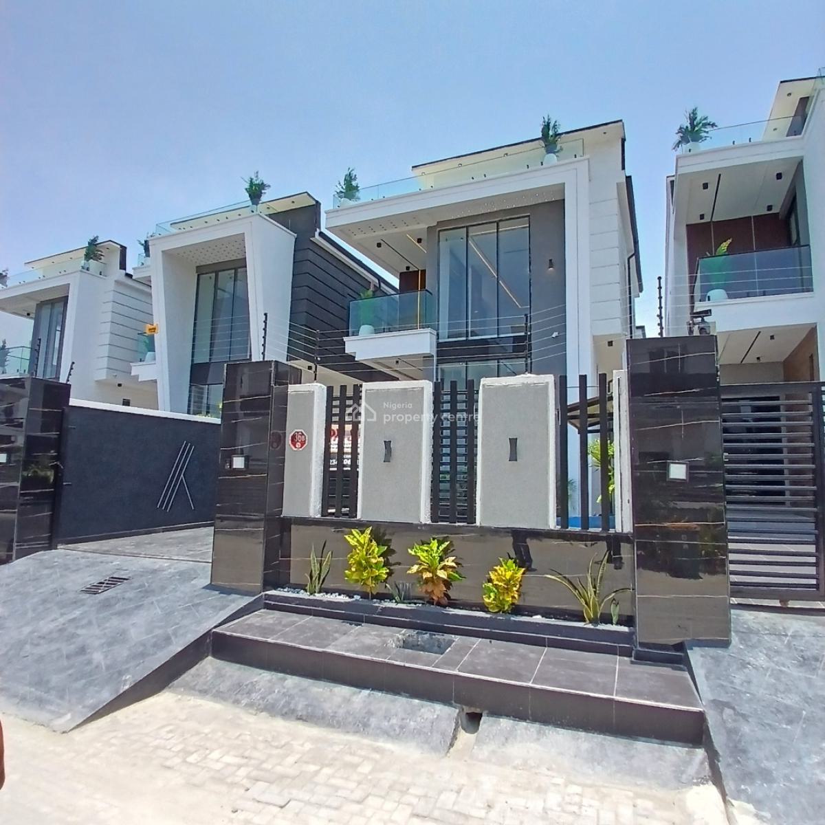 Luxury 5 Bedroom Detached Duplex with Swimming Pool,solar, Ajah, Lekki, Lagos, Detached Duplex for Sale