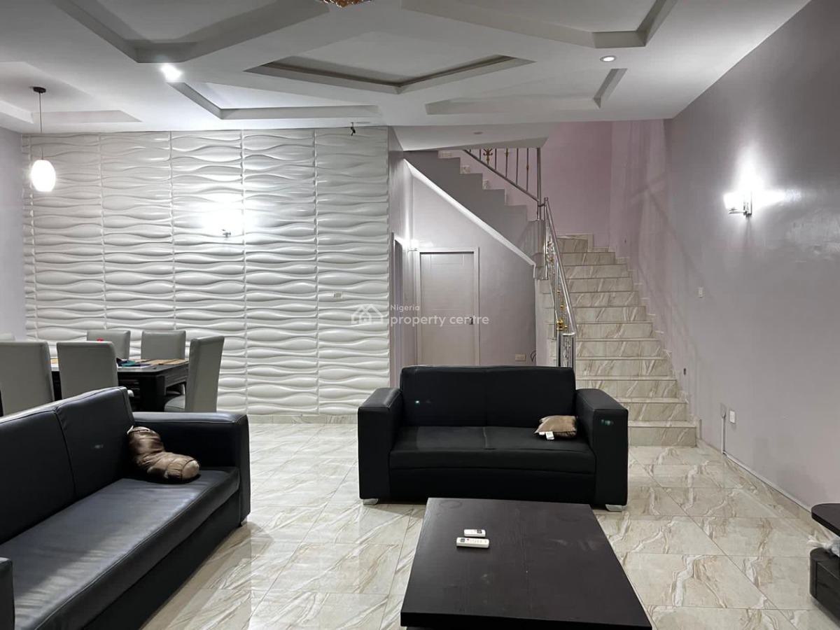 Spacious 4 Bedroom Semi-detached Duplex with Boyz Quarter, Canal West Estate, Osapa London, Lekki, Lagos, Semi-detached Duplex for Sale