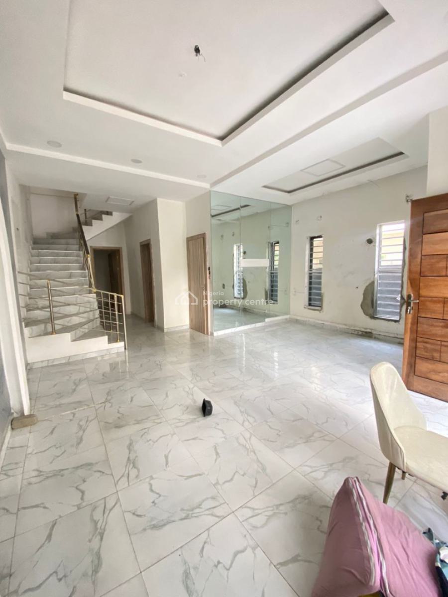 4 Bedroom Semi-detached Duplex with Bq and Security Post, Chevron, Lekki, Lagos, Semi-detached Duplex for Rent