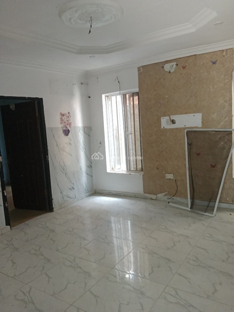 Clean 2 Bedroom Flat with Pop, in a Mini Estate Oke Ira, Ogba, Ikeja, Lagos, Flat / Apartment for Rent