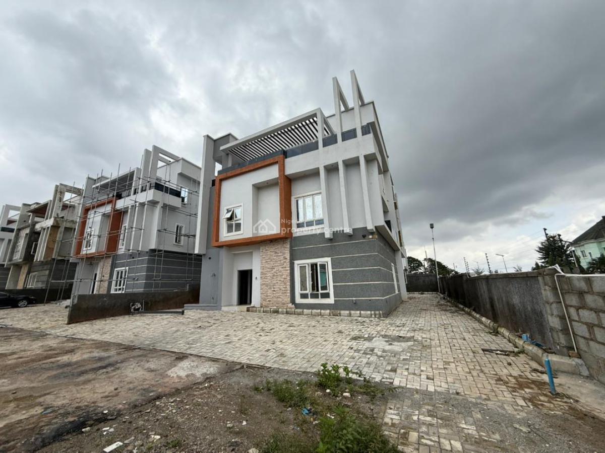 Brand New 5 Bedroom Detached Duplex,bq,elevator,furnished Kitchen, Kukwaba, Abuja, Detached Duplex for Sale