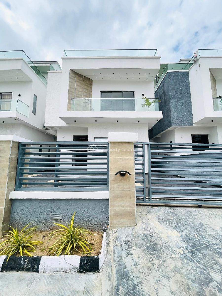 Exquisite 5 Bedrooms Fully  Detached Duplex with Bq, Roof Top Terrace, Osapa London, Lekki, Lagos, Detached Duplex for Sale
