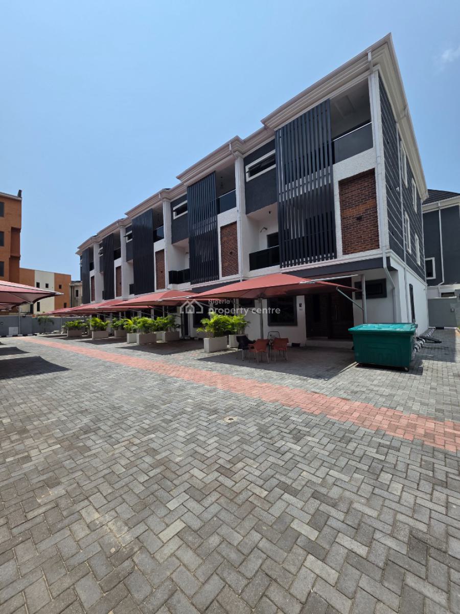 Luxury 4 Bedroom Terrace Duplex with Swimming Pool + Gym, Off Kunsela Road, Ikate, Lekki, Lagos, Terraced Duplex for Sale
