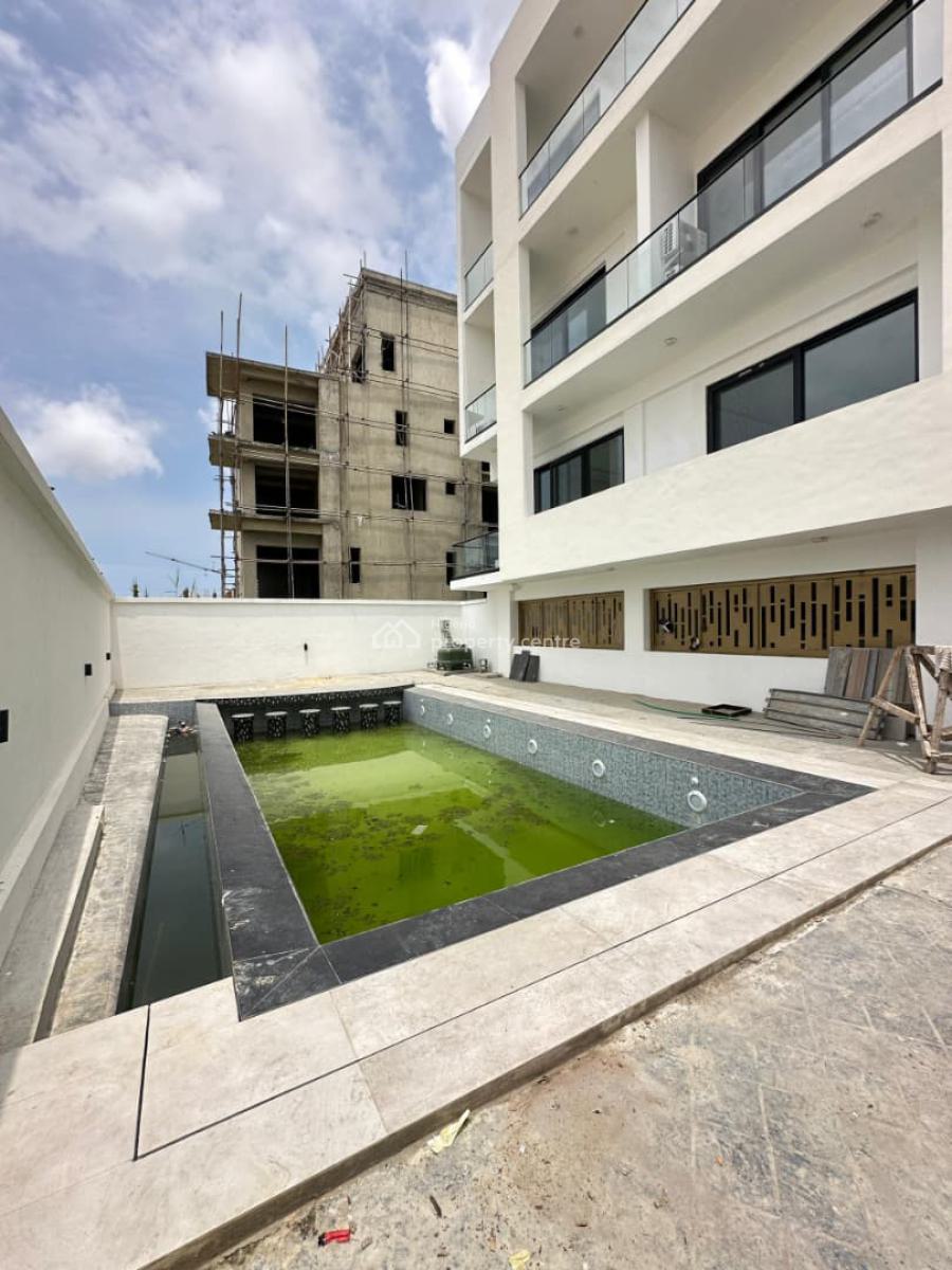 Waterview 5 Bedroom Terraced Duplex with Swimming Pool, Elevator, Banana Island, Ikoyi, Lagos, Terraced Duplex for Sale