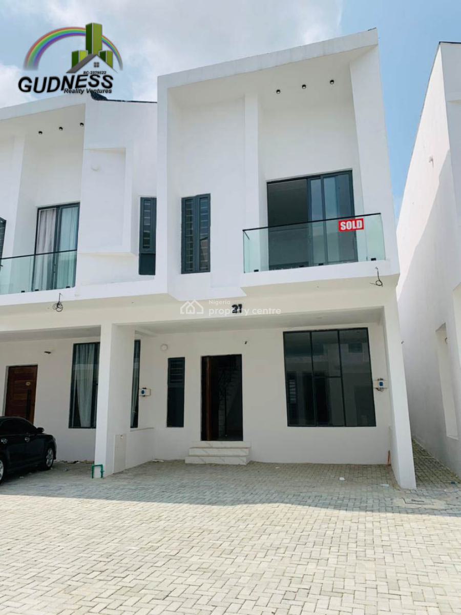 Brand New 4 Bedroom Terrace Duplex in a Serviced Court, Beside Vgc, Lekki, Lagos, Terraced Duplex for Rent