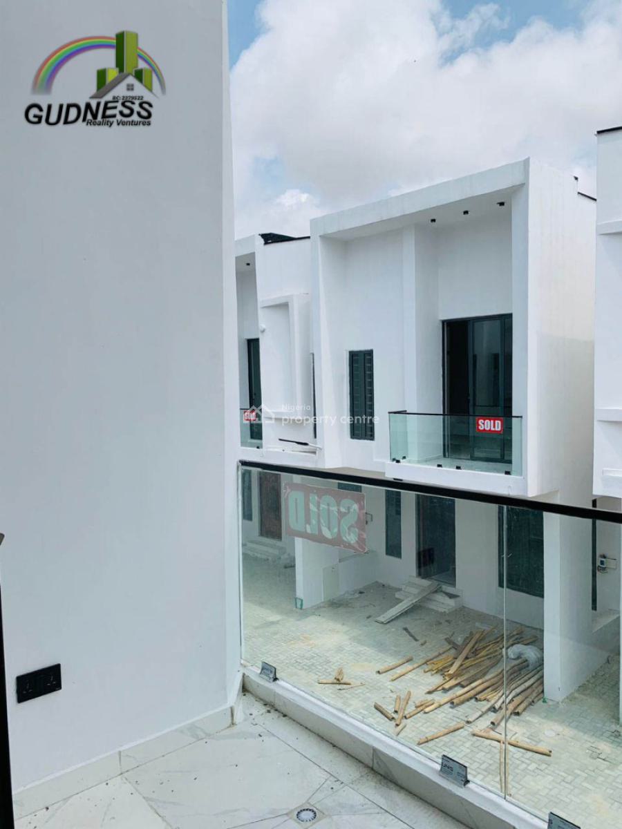 Brand New 4 Bedroom Terrace Duplex in a Serviced Court, Beside Vgc, Lekki, Lagos, Terraced Duplex for Rent