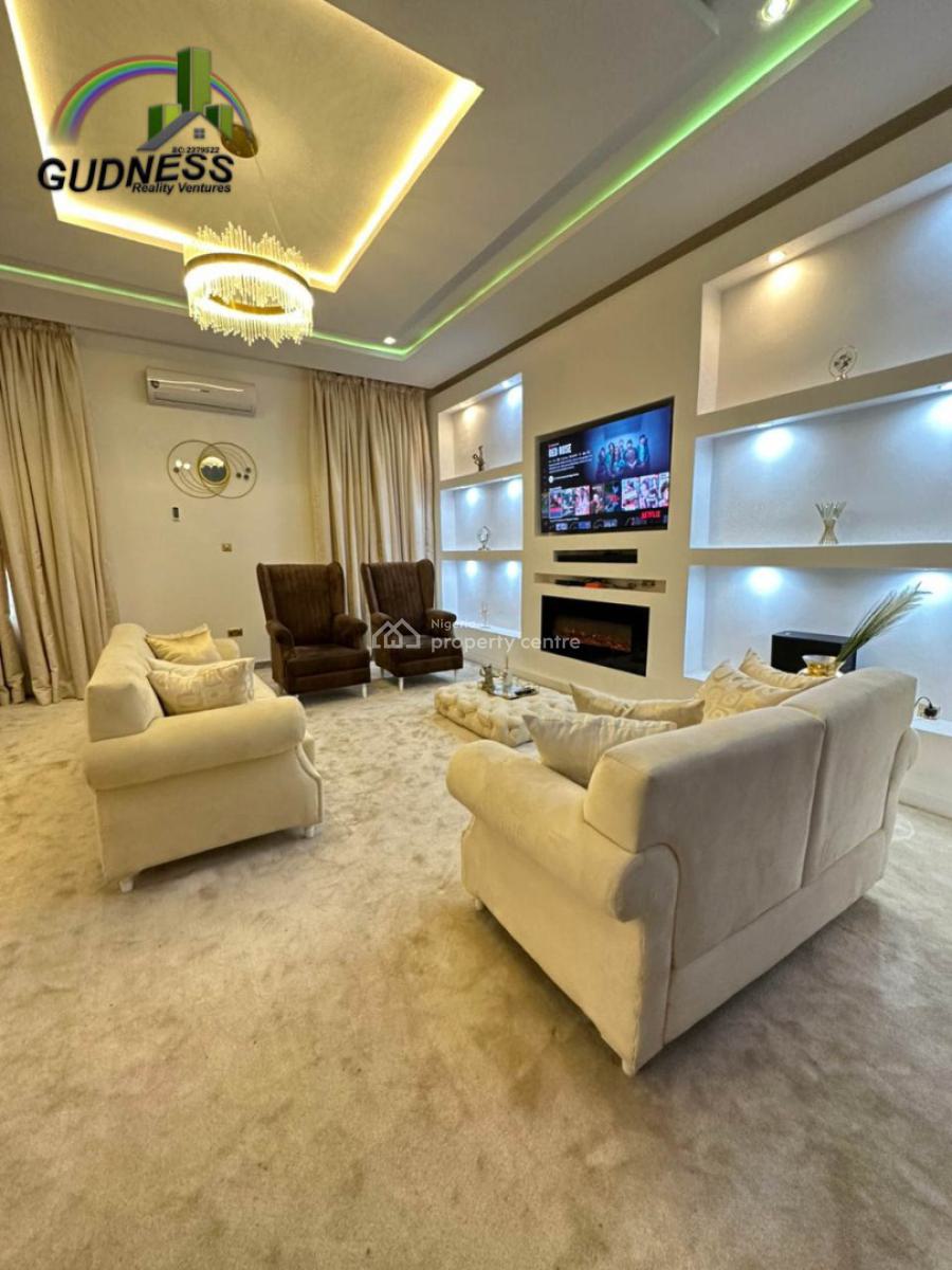 Fully Furnished 4 Bedroom Detached Duplex with Bq, Ikota Villa Estate, Ikota, Lekki, Lagos, Detached Duplex for Rent
