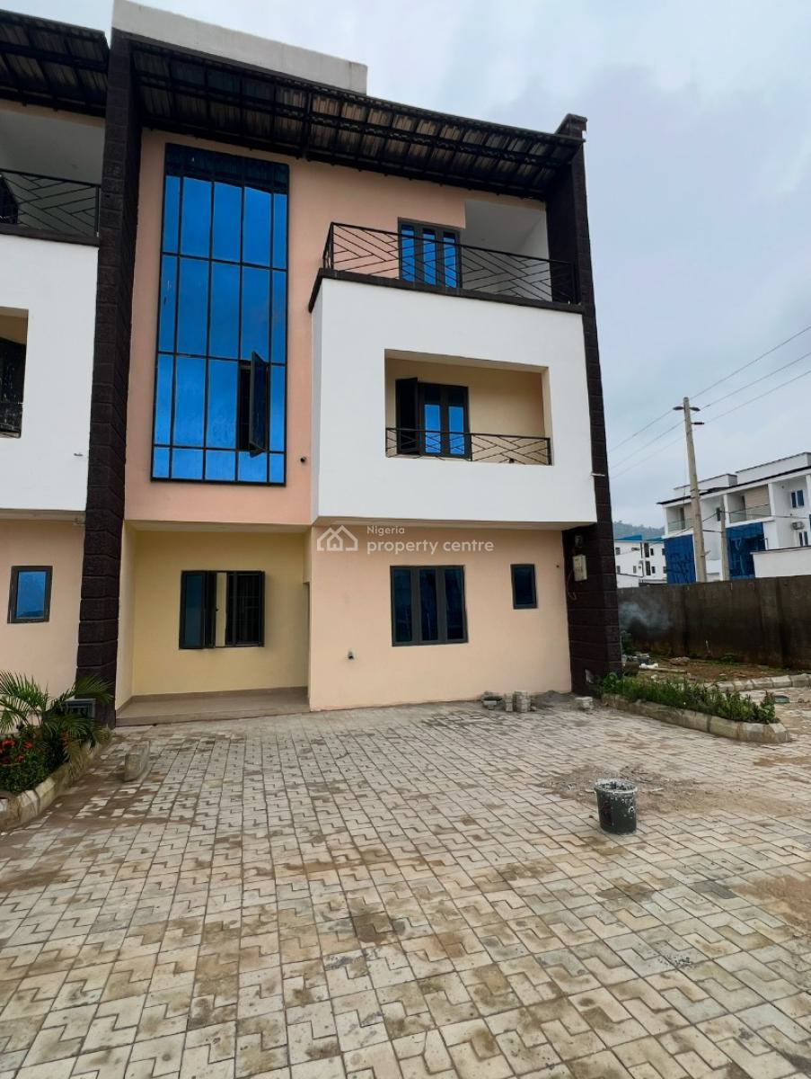 4 Bedroom Terrace Duplex with Bq, Katampe, Abuja, Terraced Duplex for Rent