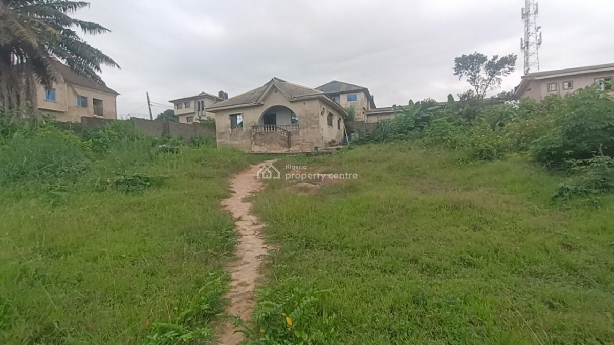 Completed 2 Bedrooms Flat on 2 Plots of Table and Dry Land with C of O, Off Fagbenro Road, Agric, Ikorodu, Lagos, Detached Bungalow for Sale