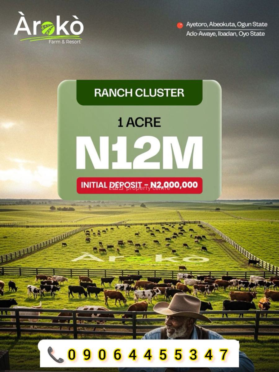 Cocoa Farm Lands: Acres and Hectares, Aiyetoro Town, Abeokuta North, Ogun, Land for Sale