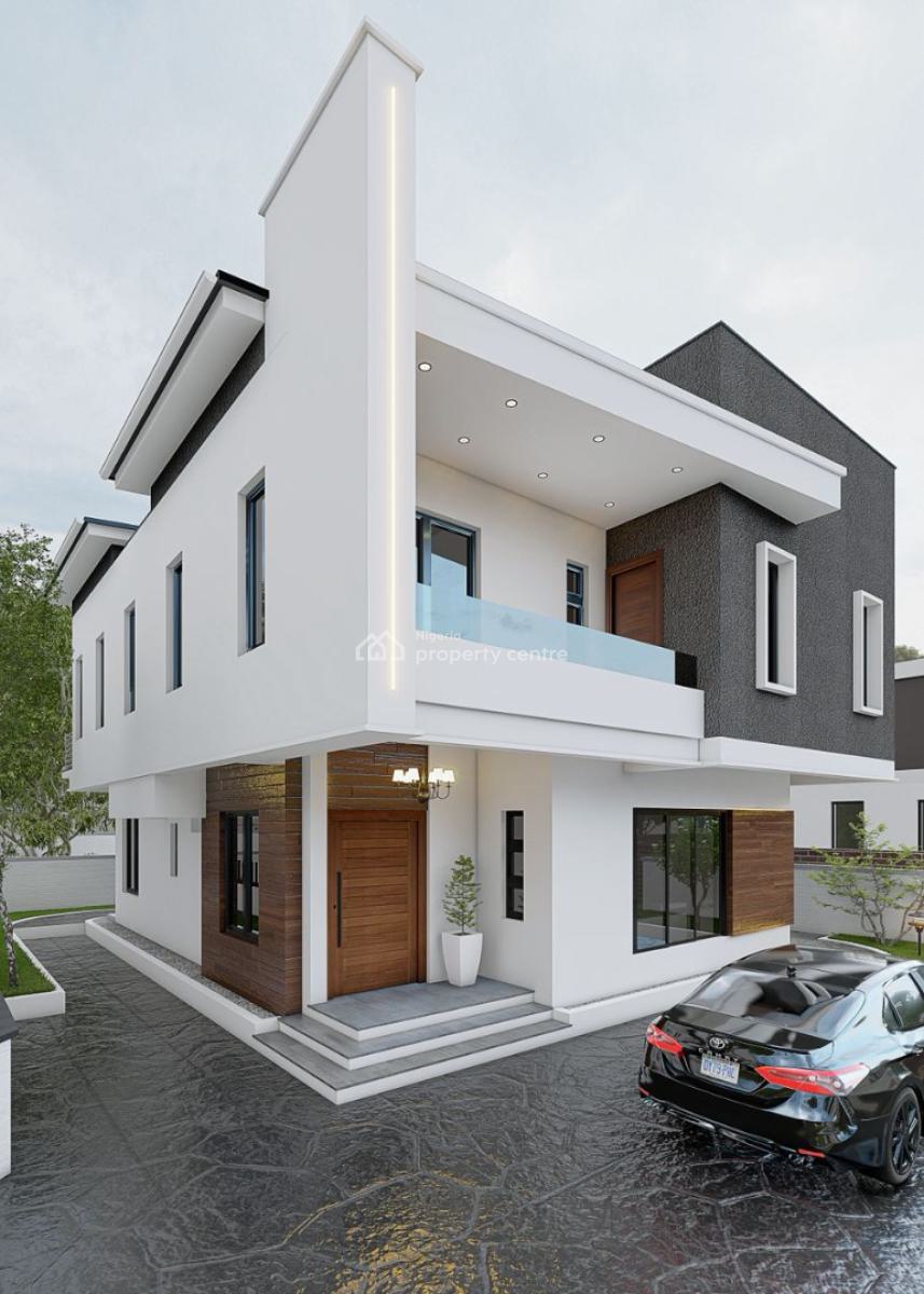 2 Wings of 4 Bedroom Semi-detached Duplex with a Room Bq, Gra Phase 1, Magodo, Lagos, Semi-detached Duplex for Sale