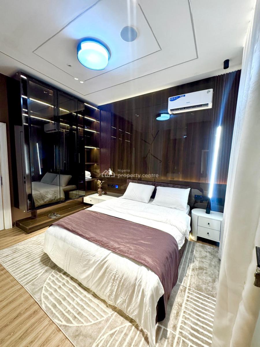 Luxurious 2 Bedrooms Serviced & Furnished Apartment,wi-fi, Breakfast, Serene Neighborhood, on a Tarred Road, Life Camp, Abuja, Flat / Apartment Short Let