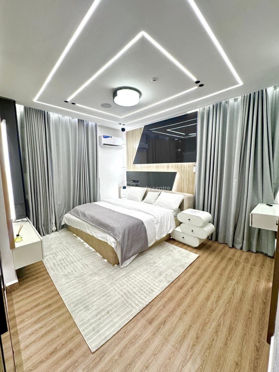 Luxurious 2 Bedrooms Serviced & Furnished Apartment,wi-fi, Breakfast, Serene Neighborhood, on a Tarred Road, Life Camp, Abuja, Flat / Apartment Short Let