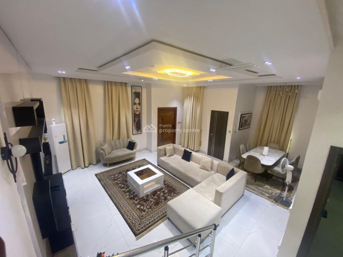 Well Maintained Tastefully Furnished 4 Bedroom Duplex with Bq, Idado, Lekki, Lagos, Semi-detached Duplex for Rent