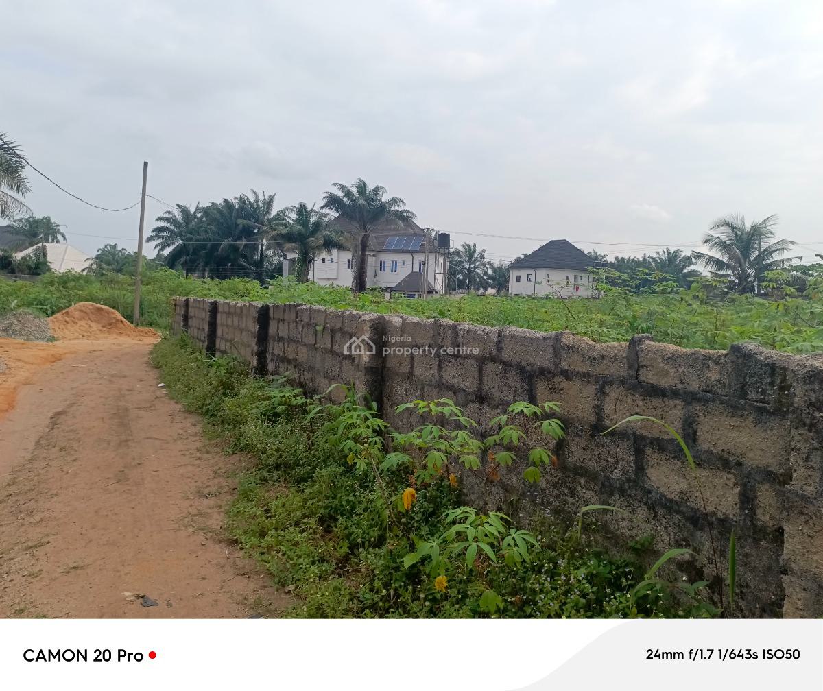 One Plot of Land, Avu Close to Umuguma World-bank of Ph Road, Owerri Municipal, Imo, Residential Land for Sale
