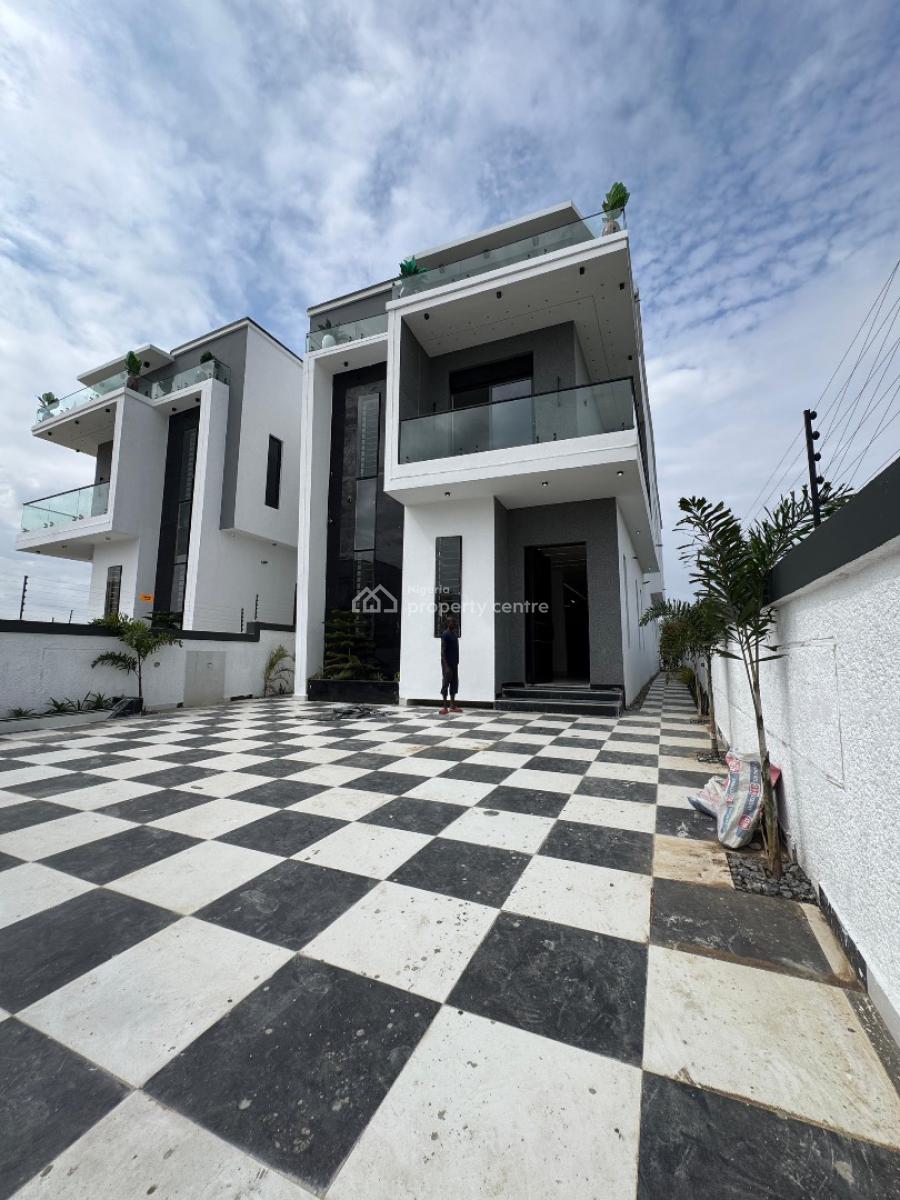 Stunning 5  Bedroom Detached Duplex with a Bq  & Pool, Ajah, Ajah, Lagos, Detached Duplex for Sale