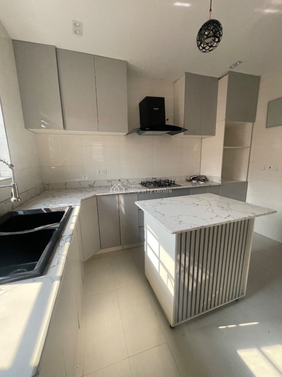 Newly Built 3 Bedroom Terrace Duplex with Ante Room and Bq, Agungi, Lekki, Lagos, Terraced Duplex for Rent
