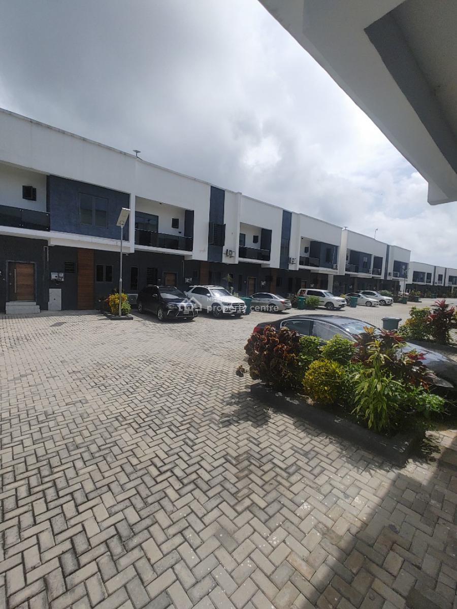 New 2 Bedrooms Terraced Duplex, with Bq in a Call in Estate, Abraham Adesanya, Ajah, Lagos, Terraced Duplex for Rent