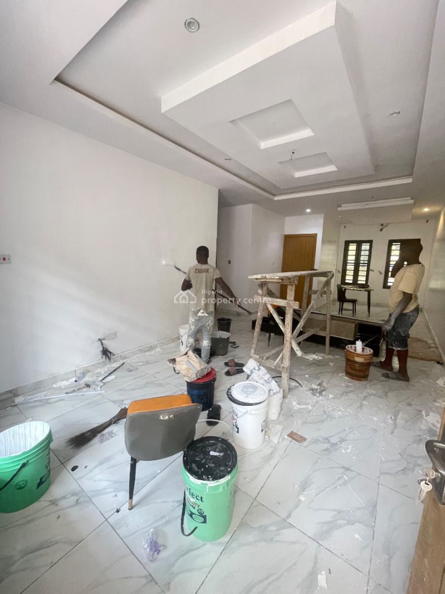 Luxury Standard 3 Bedroom Apartment, Located Inside an Estate,good Road,call to Access Estate,, Sangotedo, Ajah, Lagos, Flat / Apartment for Rent