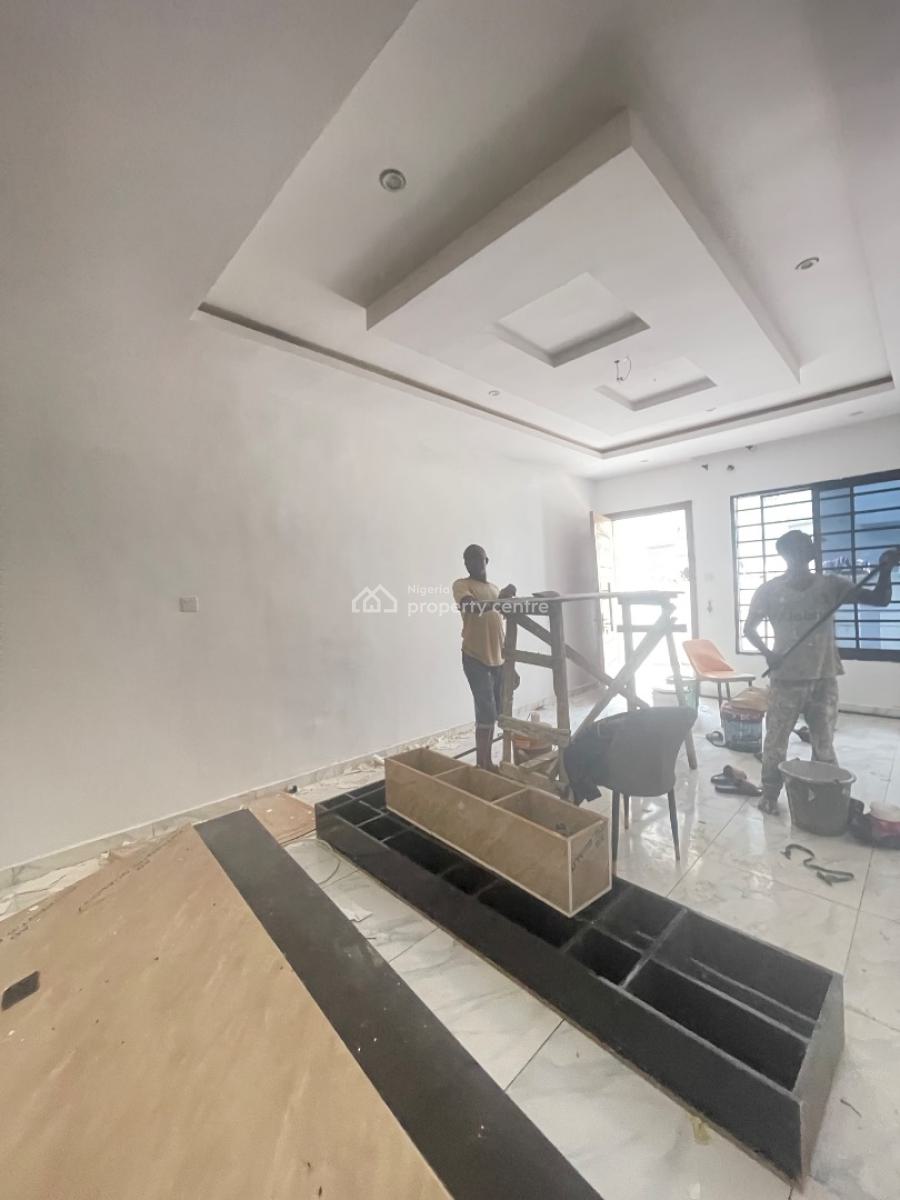 Luxury Standard 3 Bedroom Apartment, Located Inside an Estate,good Road,call to Access Estate,, Sangotedo, Ajah, Lagos, Flat / Apartment for Rent