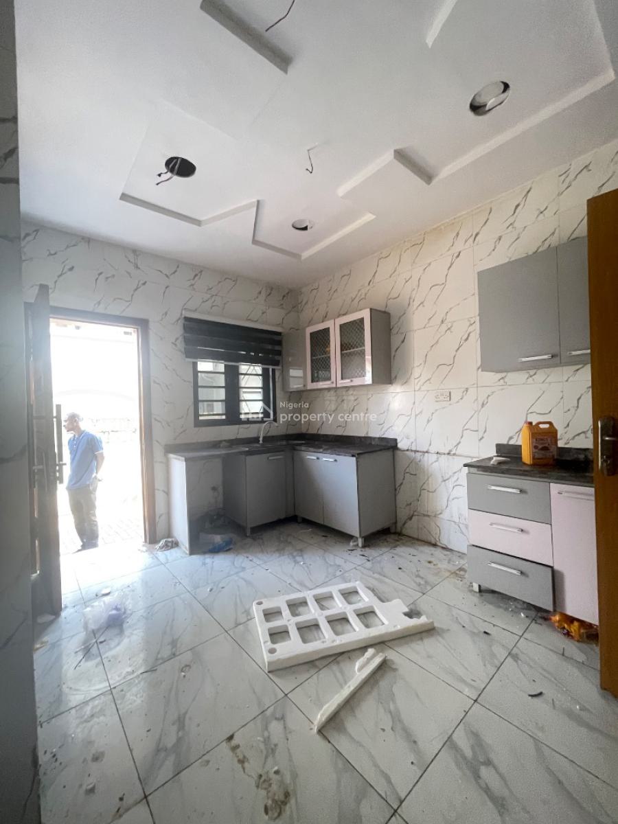 Luxury Standard 3 Bedroom Apartment, Located Inside an Estate,good Road,call to Access Estate,, Sangotedo, Ajah, Lagos, Flat / Apartment for Rent