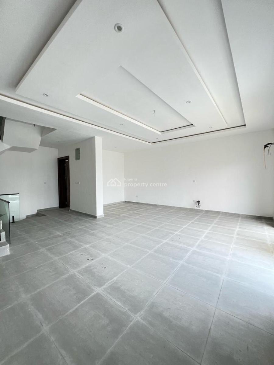 Contemporary 4 Bedroom Terraced  Duplex with Bq in a Serene Environmen, Great Value Home with Detailed Tasteful Finishing, Ikate, Lekki, Lagos, Terraced Duplex for Sale