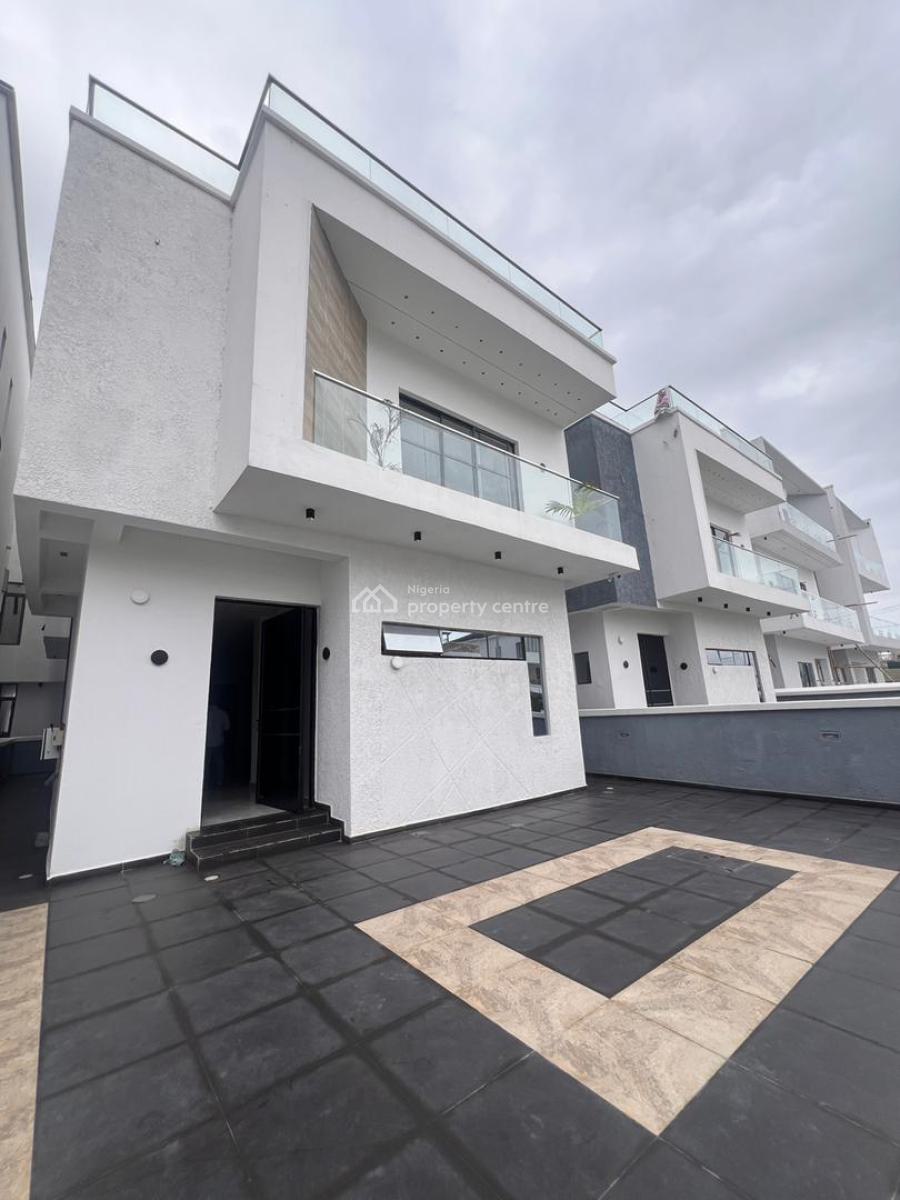 Exquisitely Built 5 Bedroom Fully Detached Duplex with Rooftop Terrace, Astonishingly Finished Home Within a Secured Estate, Osapa, Lekki, Lagos, Detached Duplex for Sale