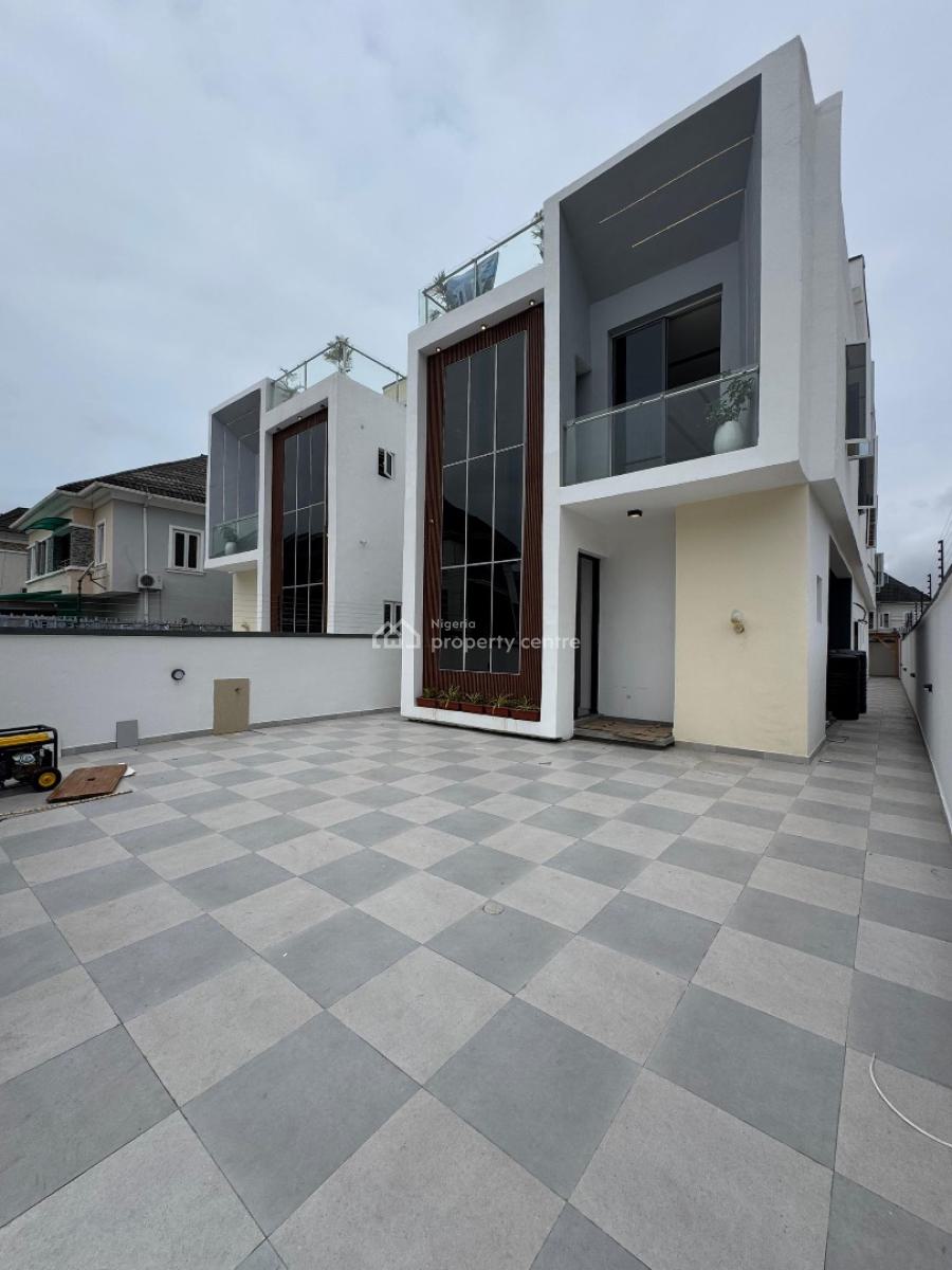 Magnificent 5-bedroom  with a Pool, Rooftop Terrace, Cinema, Bq, Chevron, Lekki, Lagos, Detached Duplex for Sale
