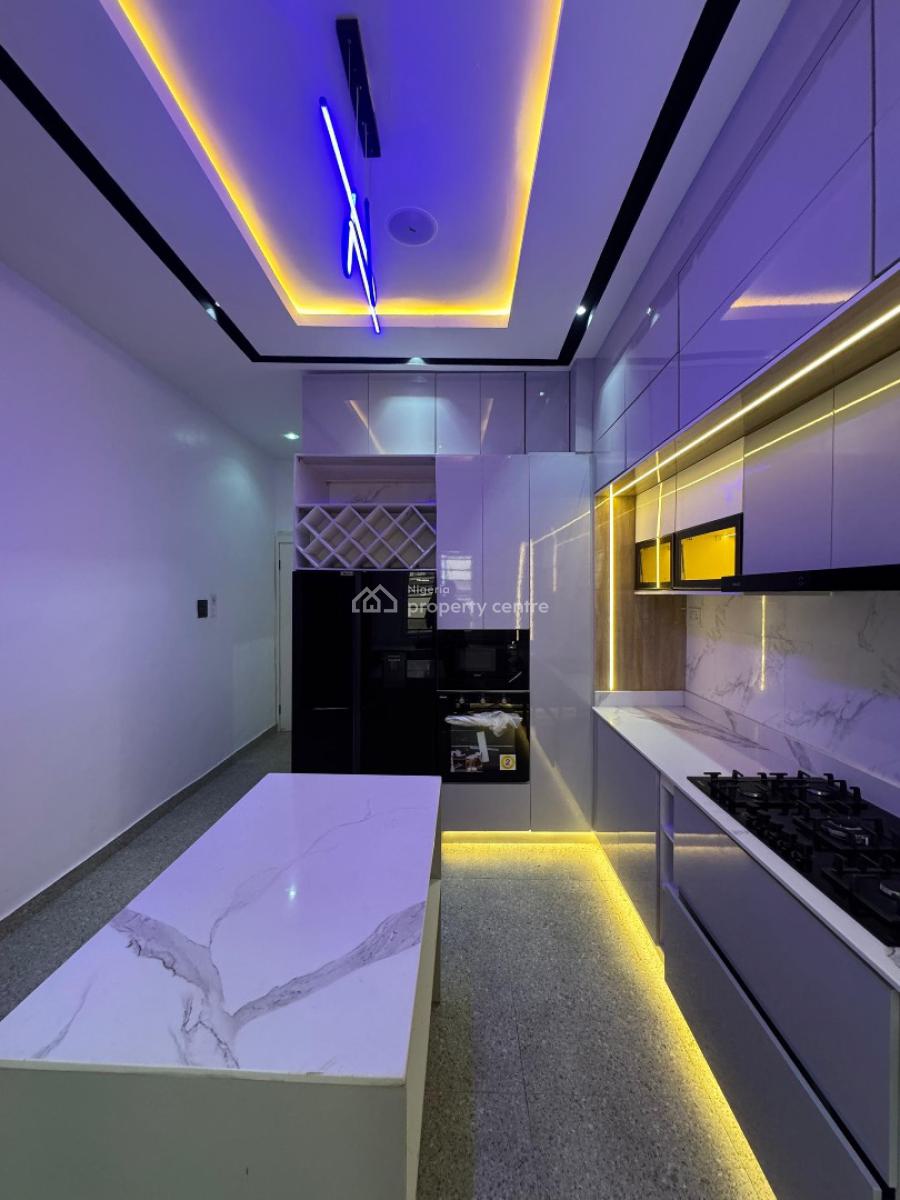 Magnificent 5-bedroom  with a Pool, Rooftop Terrace, Cinema, Bq, Chevron, Lekki, Lagos, Detached Duplex for Sale