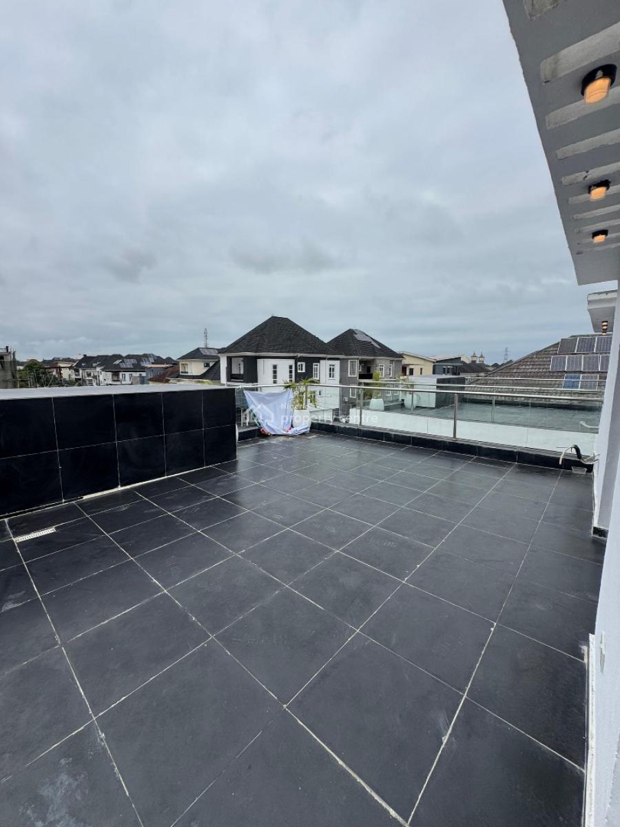 Magnificent 5-bedroom  with a Pool, Rooftop Terrace, Cinema, Bq, Chevron, Lekki, Lagos, Detached Duplex for Sale