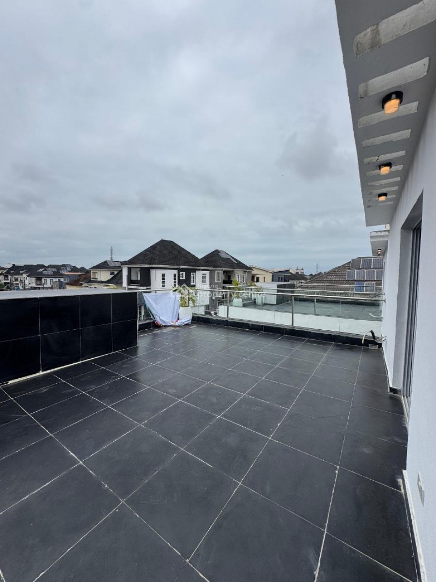 Magnificent 5-bedroom  with a Pool, Rooftop Terrace, Cinema, Bq, Chevron, Lekki, Lagos, Detached Duplex for Sale