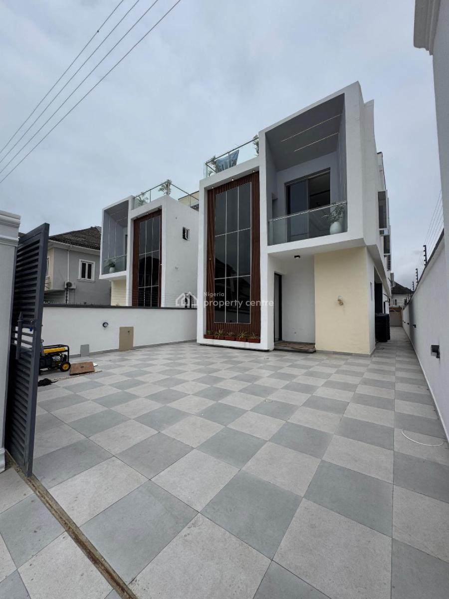 Magnificent 5 Bedroom Duplex with Swimming Pool, Rooftop, Cinema & Bq, Lekki, Lagos, House for Sale