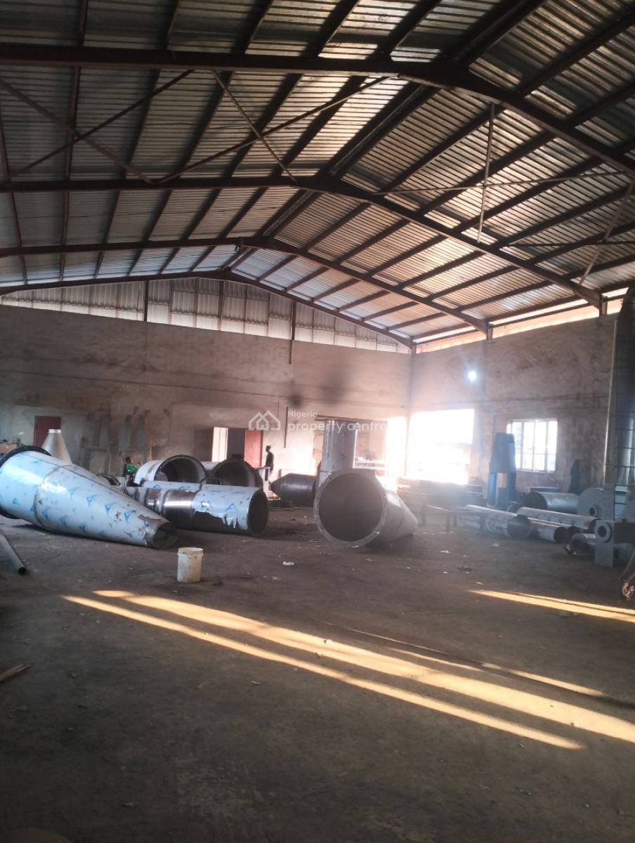 an Industrial Factory/warehouse Off The Major Road at Ikotun Idimu Rd, Off Subol Bus Stop Ikotun Idimu Road Idimu Lagos, Isheri Olofin, Alimosho, Lagos, Warehouse for Sale