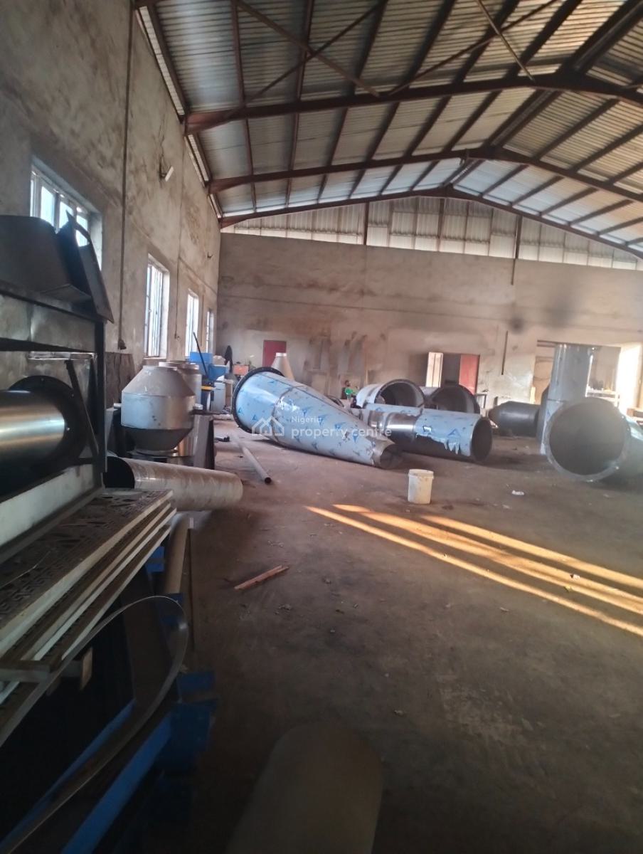 an Industrial Factory/warehouse Off The Major Road at Ikotun Idimu Rd, Off Subol Bus Stop Ikotun Idimu Road Idimu Lagos, Isheri Olofin, Alimosho, Lagos, Warehouse for Sale