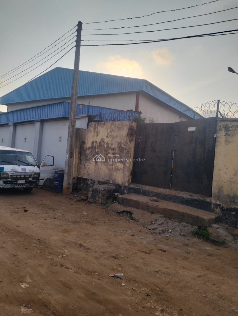 an Industrial Factory/warehouse Off The Major Road at Ikotun Idimu Rd, Off Subol Bus Stop Ikotun Idimu Road Idimu Lagos, Isheri Olofin, Alimosho, Lagos, Warehouse for Sale