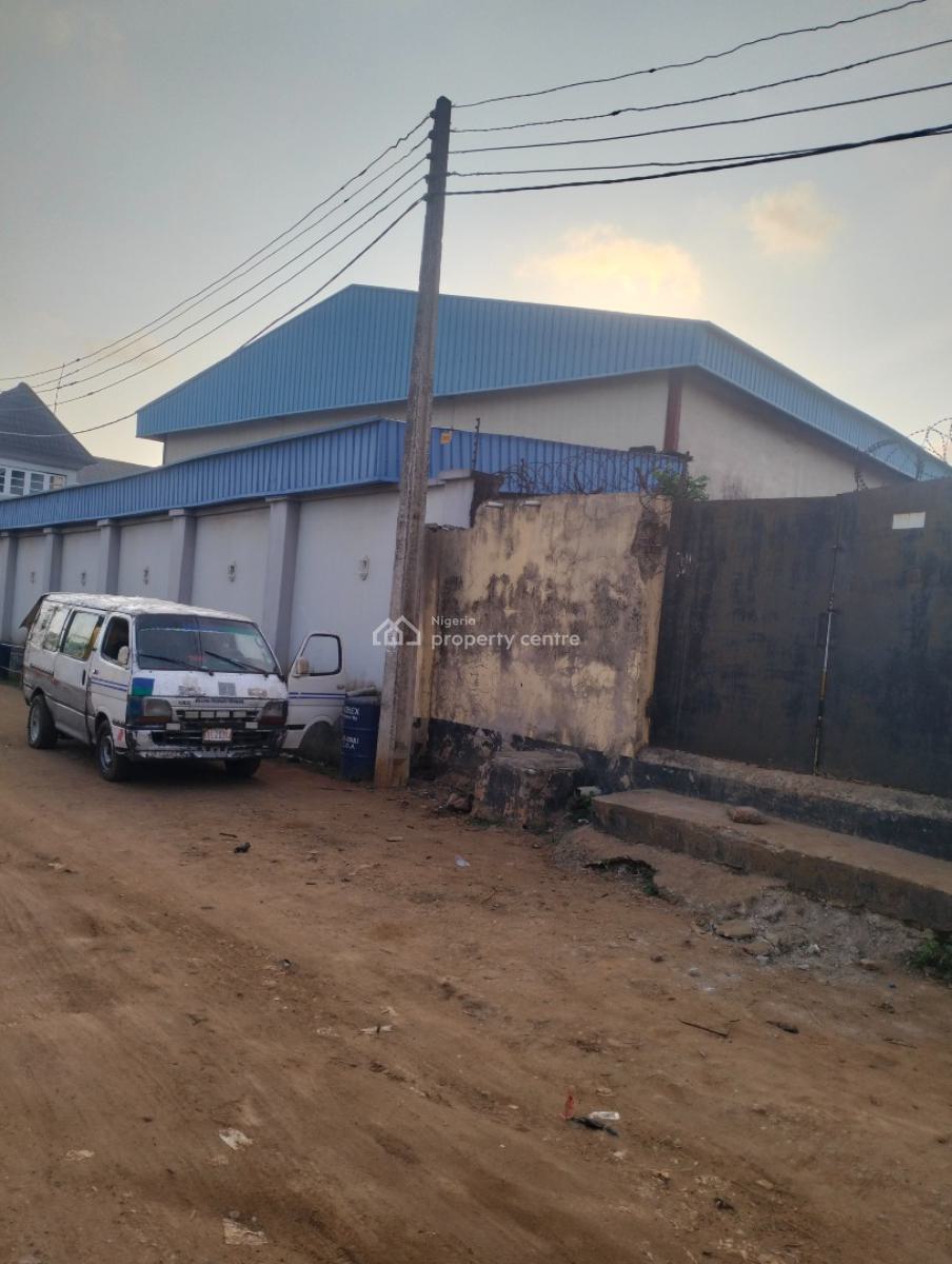 an Industrial Factory/warehouse Off The Major Road at Ikotun Idimu Rd, Off Subol Bus Stop Ikotun Idimu Road Idimu Lagos, Isheri Olofin, Alimosho, Lagos, Warehouse for Sale
