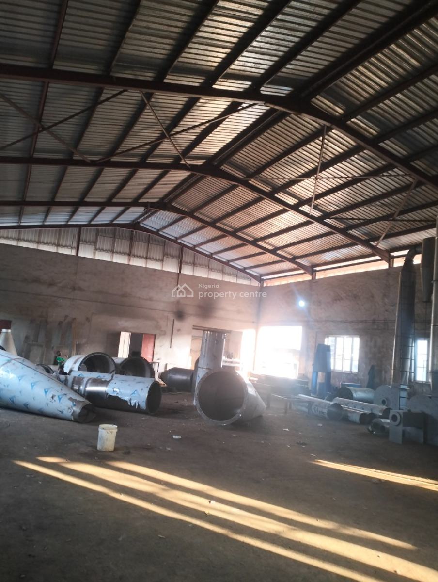 an Industrial Factory/warehouse Off The Major Road at Ikotun Idimu Rd, Off Subol Bus Stop Ikotun Idimu Road Idimu Lagos, Isheri Olofin, Alimosho, Lagos, Warehouse for Sale