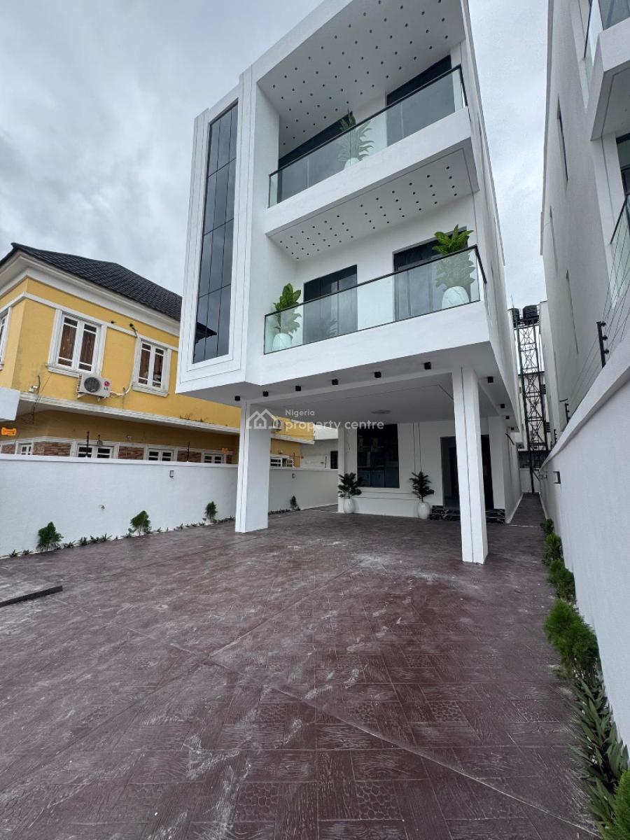Stunning 5-bedroom Duplex Located in a Serene and Secured Estate, Chevron, Lekki, Lagos, Detached Duplex for Sale