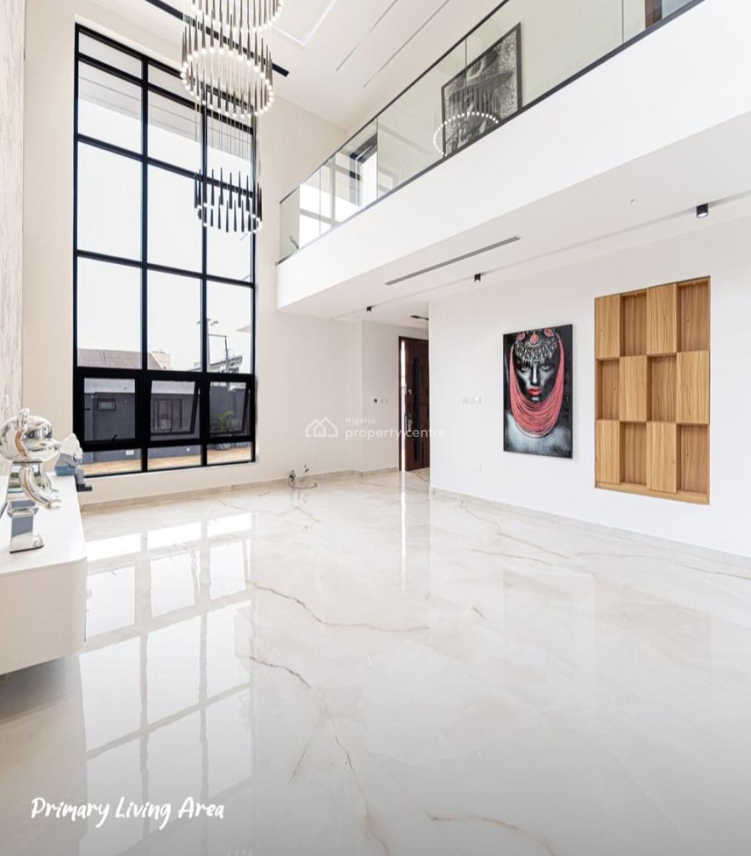 Luxury State of The Art Italian Semi Furnished 5 Bedroom Mansion & Bq, Ikoyi, Lagos, Detached Duplex for Sale